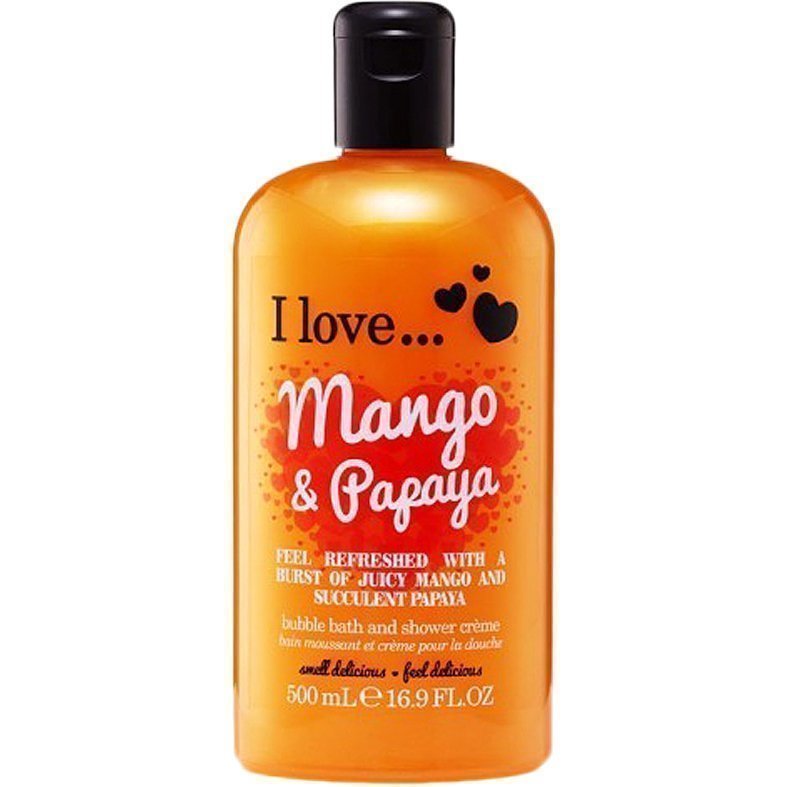 I love Mango & Papaya Bubble Bath & Shower Créme 500ml